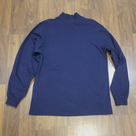 Men's Lands' End Super-T Mock Turtleneck, Size M (38-40), VGUC - EUC - Picture 4 of 8
